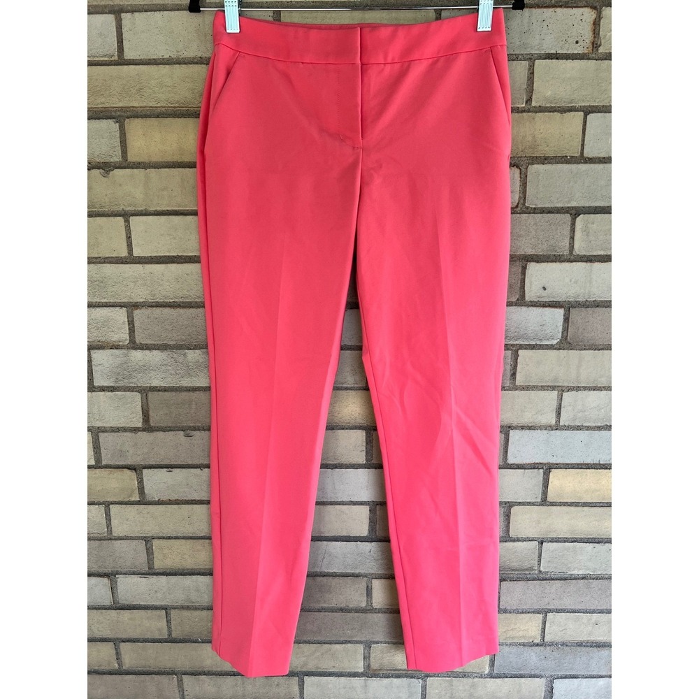 Express Columnist Pink Ankle Pants Size 2 Stretch Slim Leg Trousers